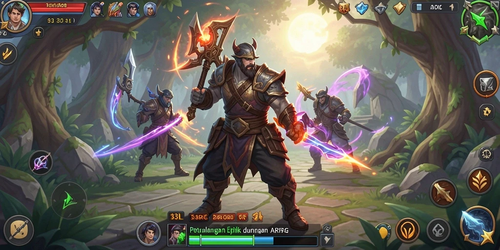 Tampilan menarik dalam gameplay ARPG 33L yang penuh aksi.