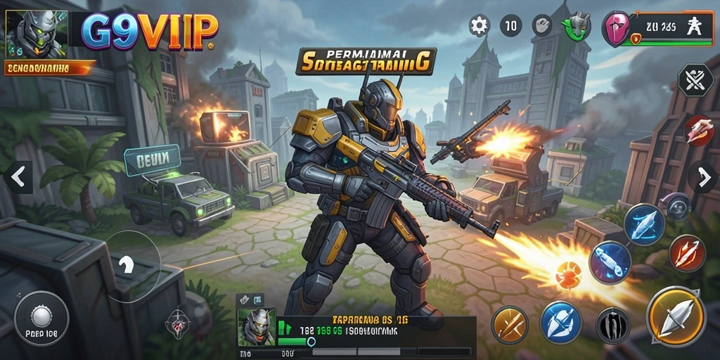 Tampilan gameplay G9VIP yang menegangkan dan penuh strategi.