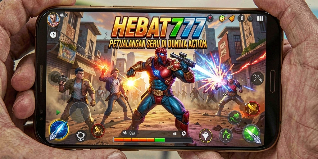 Screenshot gameplay HEBAT777 menunjukkan aksi seru di medan perang.