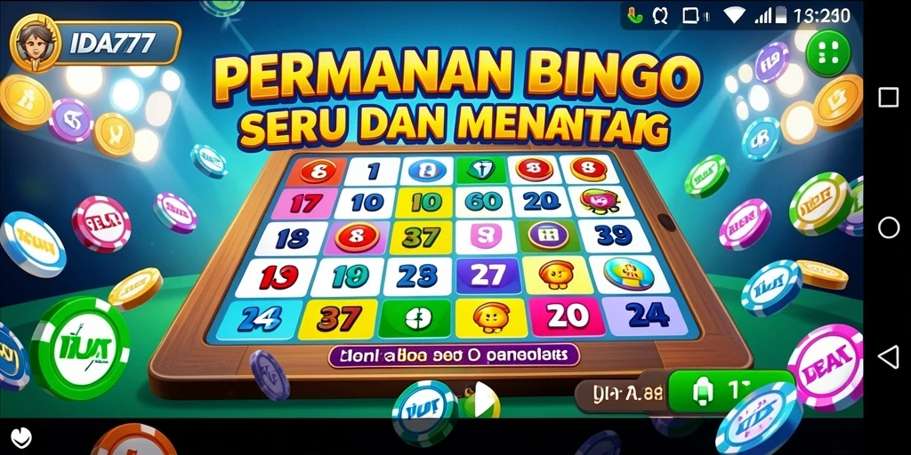 Tampilan menarik dari gameplay Bingo di IDA777.