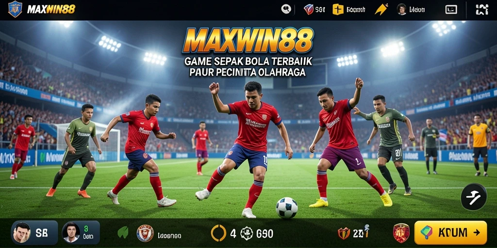 Gameplay menarik dari MAXWIN88 dalam pertandingan sepak bola.