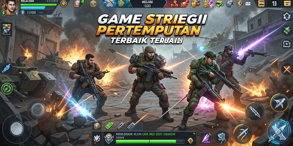 Tampilan gameplay menarik dari MEGA188 yang menampilkan pertempuran strategi.