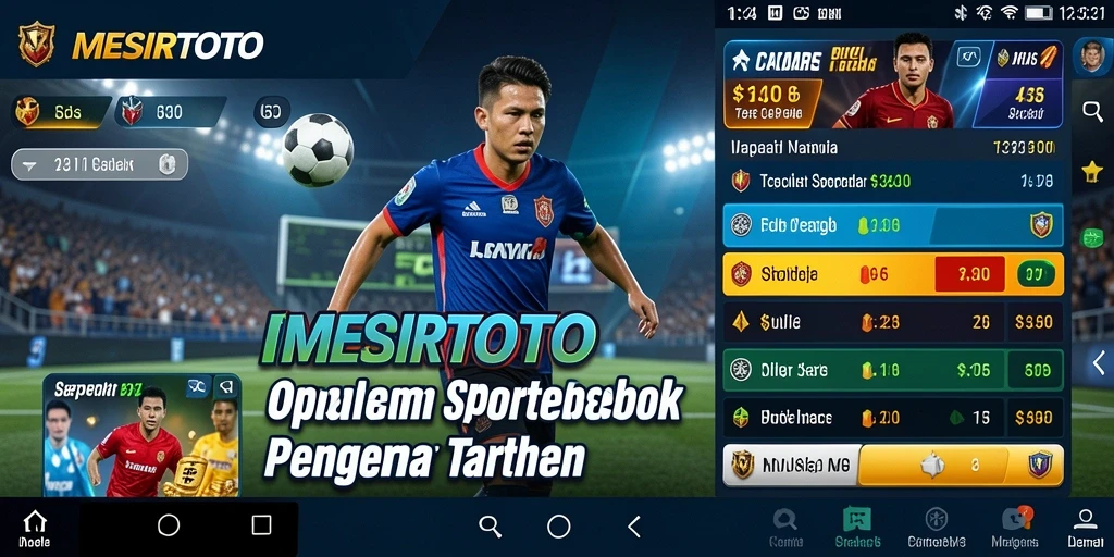 Tampilan gameplay <strong>MESIRTOTO</strong> dalam taruhan olahraga yang menarik.