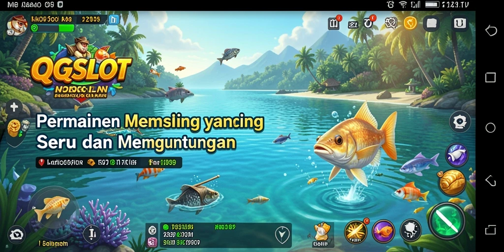 Gameplay seru dengan aksi memancing yang mendebarkan