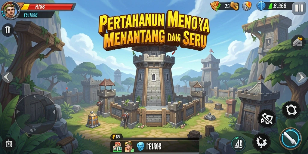 Tampilkan gameplay menarik dari RI188 dengan strategi Tower Defense.