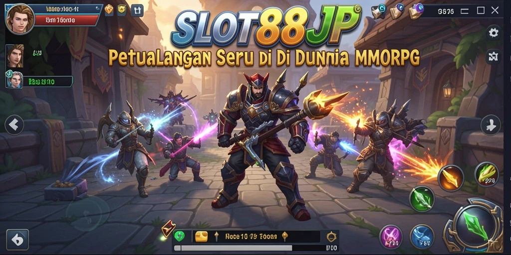 Gambaran gameplay menarik di dunia MMORPG SLOT88JP.