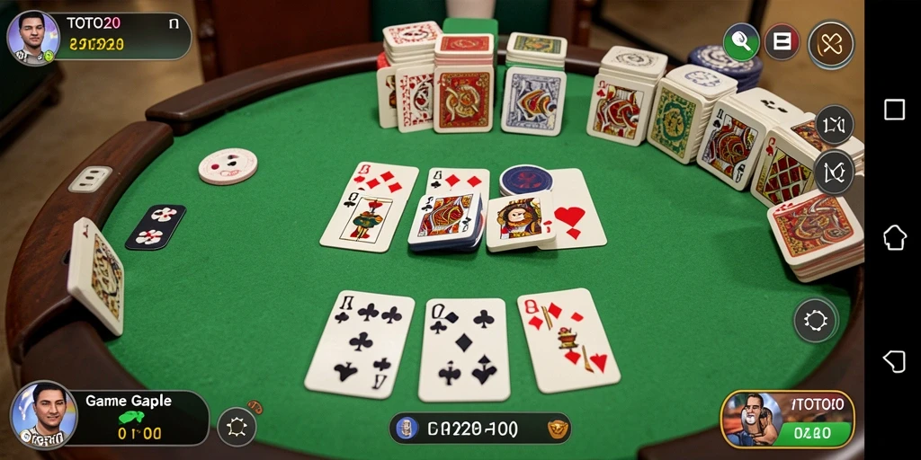 Gameplay seru TOTO20 dalam permainan Gaple yang menantang.